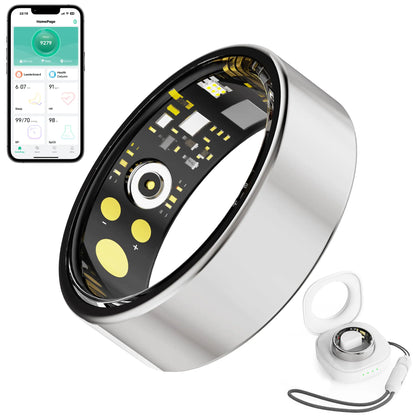 Smart Fitness Ring: Heart & Sleep Monitor for Men and Women
