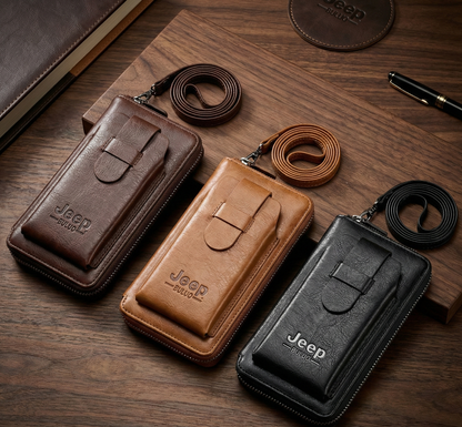 Jeep Unisex PU Leather Wallet