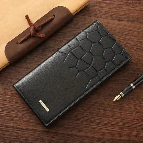 Men’s Leather Wallet, Premium Genuine Leather Slim Wallet for Men by Viryelle