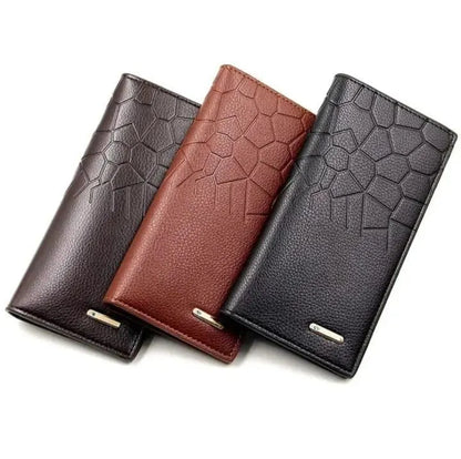 Men’s Leather Wallet, Premium Genuine Leather Slim Wallet for Men by Viryelle