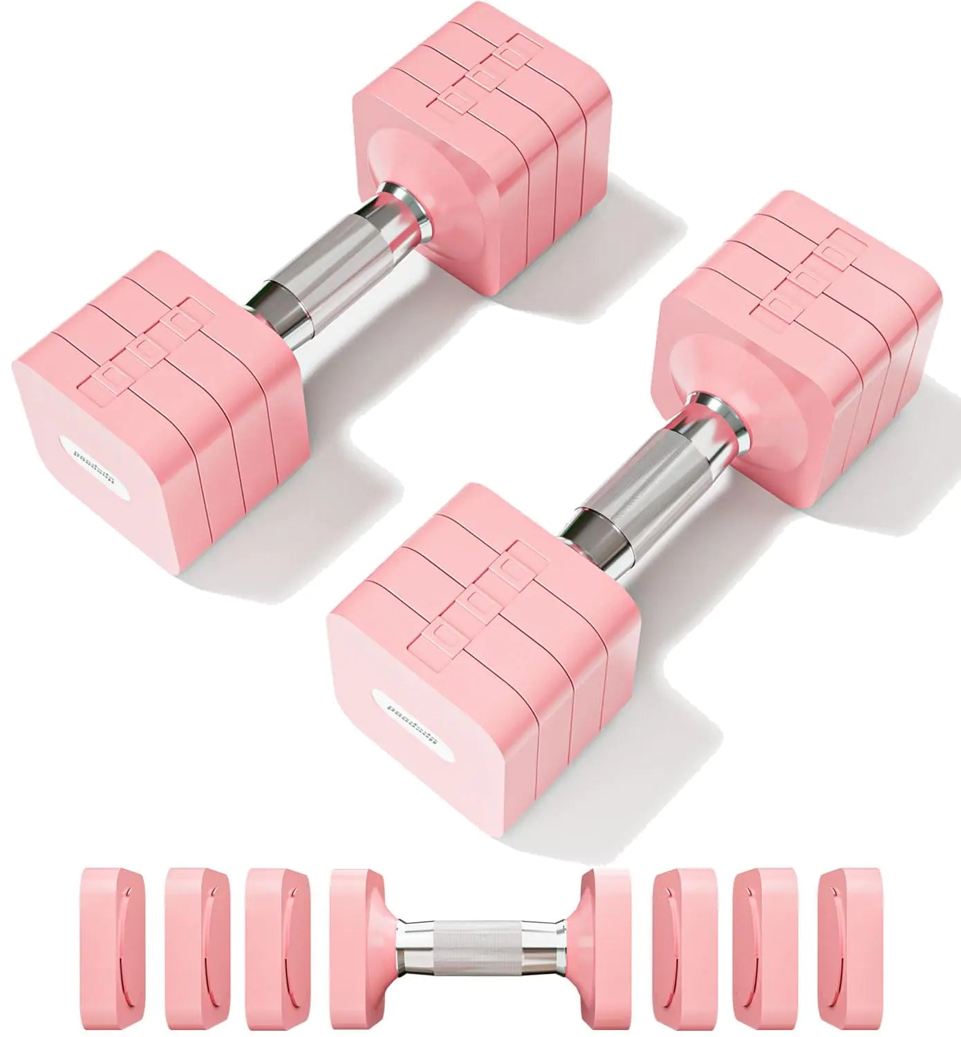 15LB 4-in-1 Adjustable Dumbbell Kit for Home Workouts