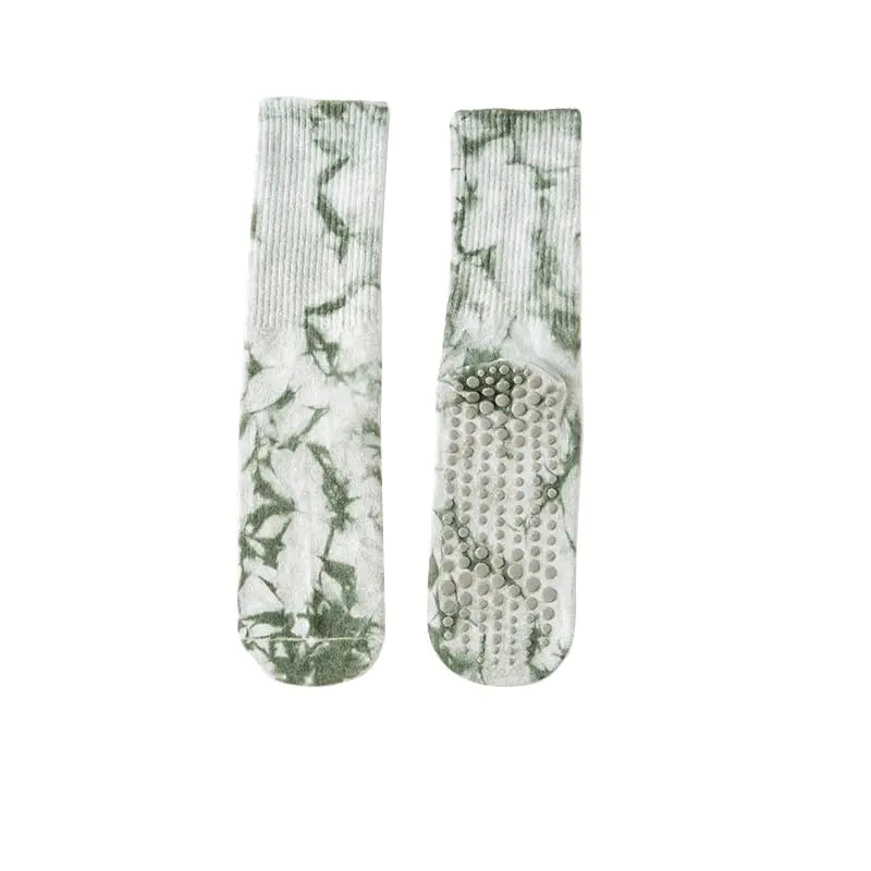 GripJoy Cotton Crew Yoga Socks - Women 6-9