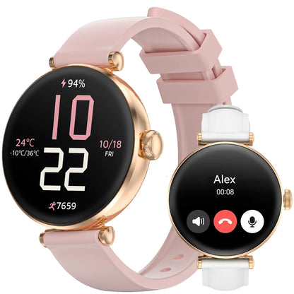 GlamFit Smartwatch: HD Voice Call & Multi-Sport Tracker